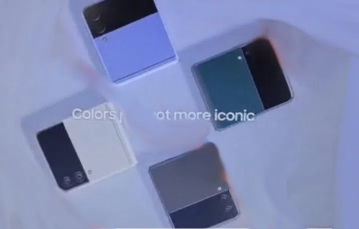 The Samsung Galaxy Z Flip3 could be available in four colour options. <br>Image source: i冰宇宙