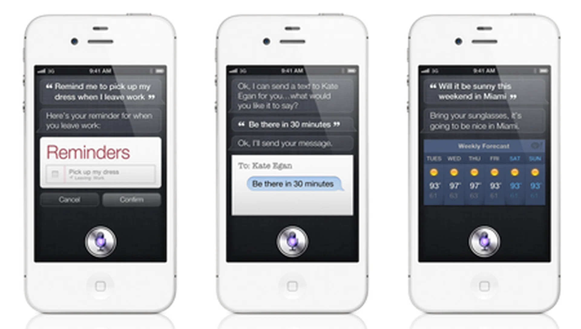 Meet Siri, the new voice assistant feature that'll be exclusively available on the iPhone 4S.