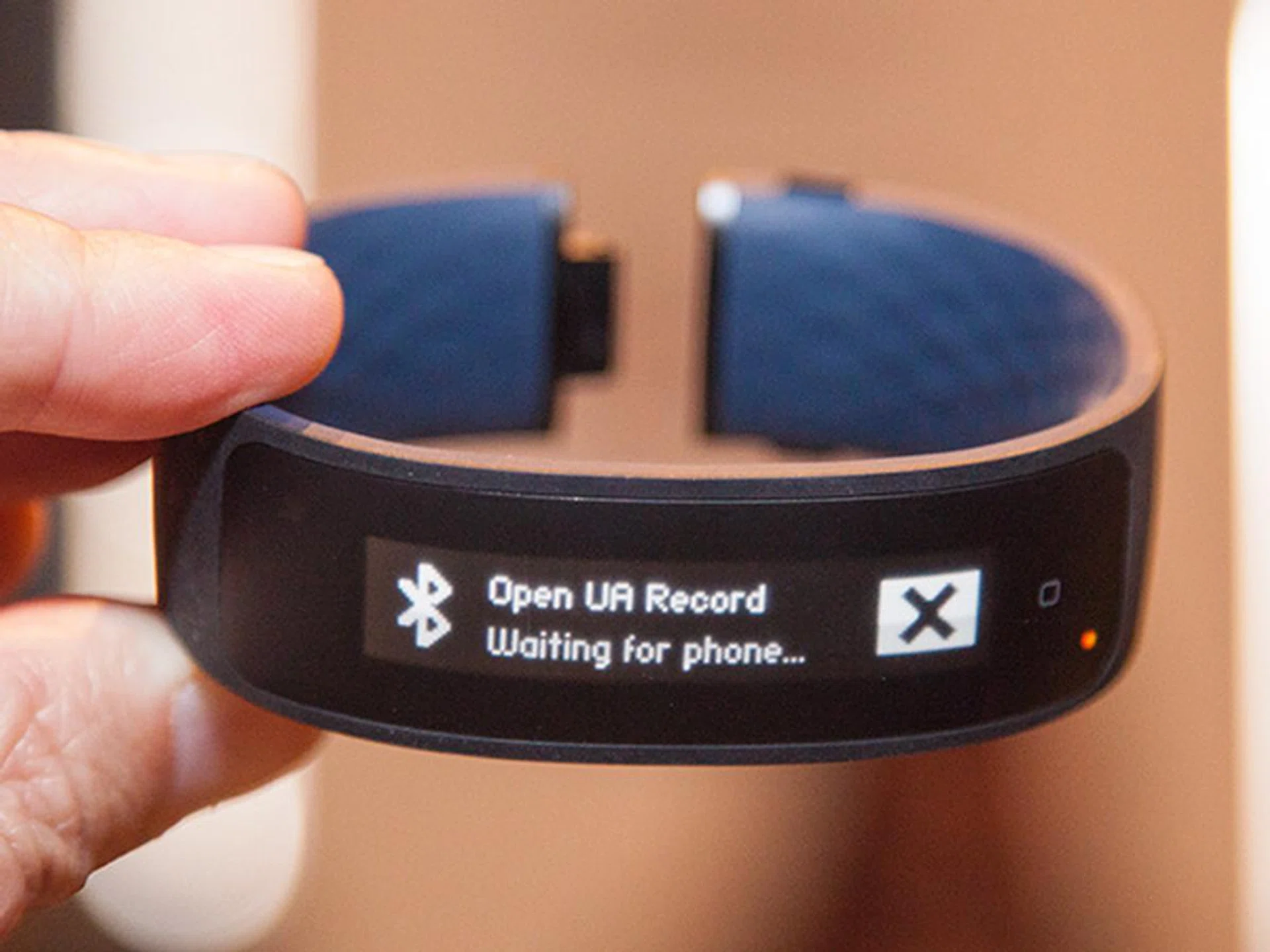 You will need to connect the HTC grip to the Under Armour Record app for it to work. As Under Armour currently supports on US customers, the HTC grip may not be available elsewhere.