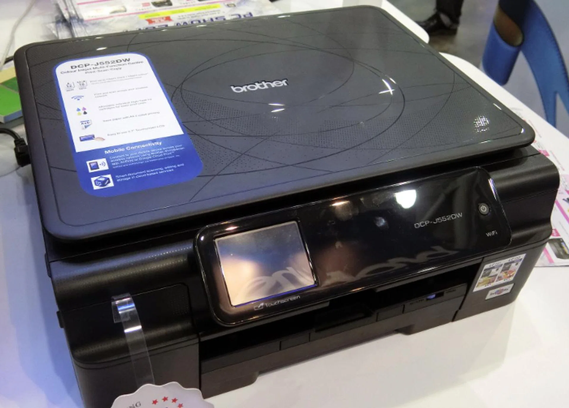 If you don't need fax capability but still want the printer to be able to scan and copy, there's the Brother J552DW, which goes for $208 and comes with a $20 shopping voucher too. 