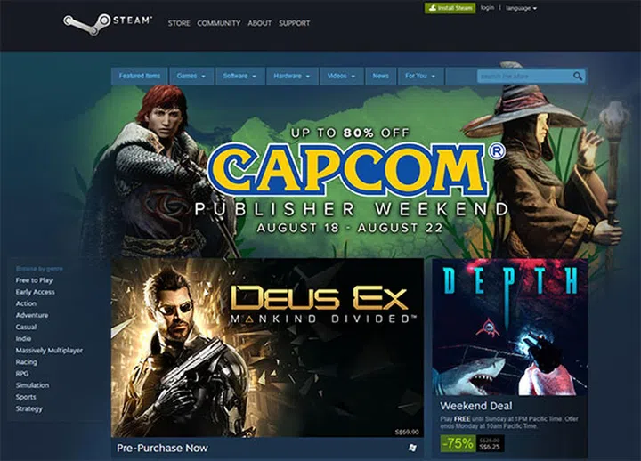 The future Facebook desktop platform could host more immersive and demanding games like those found on Steam.