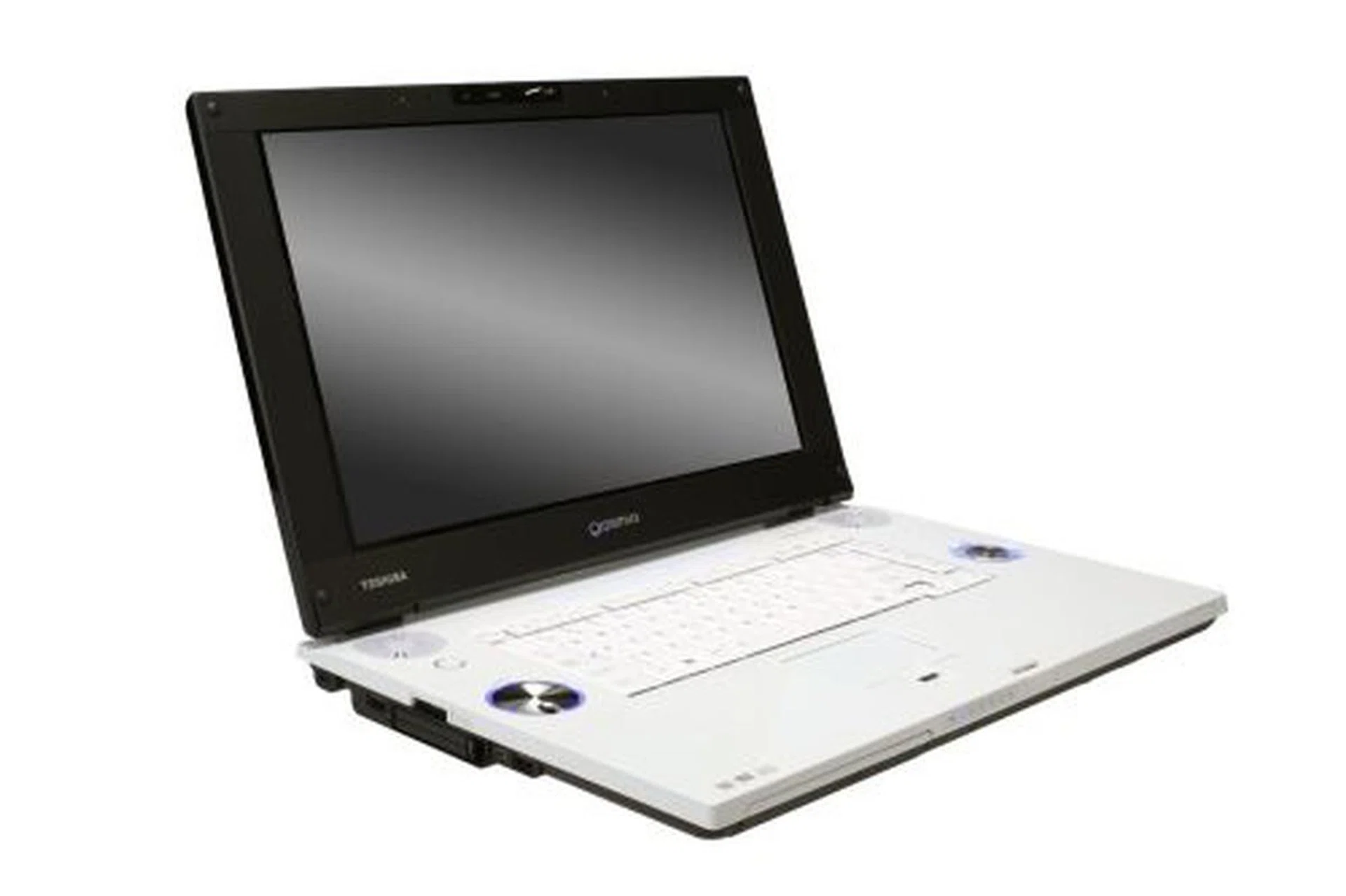  With all the buzz about Blu-ray and HD DVD, Toshiba lowered the starting price of its HD DVD notebook line to US$899 starting with the Satellite A205 notebook. Not only that, it has given the Qosmio G45 an upgrade making it the world's first notebook with a HD DVD-R/RW optical drive, pricing it at US$3,200. The HD DVD-R/RW notebook, model AV690, has a recording speed of 1x for HD DVD-RW (single layer) and 2x for HD DVD-R (1x for double layer). Not only that, it also comes with an external High Definition TV Tuner, 17" diagonal 1080p display, PCI-e NVIDIA graphics and four built-in Harman/kardon speakers. Oh, did we mention it also comes with a REGZA Link HDMI port?  
