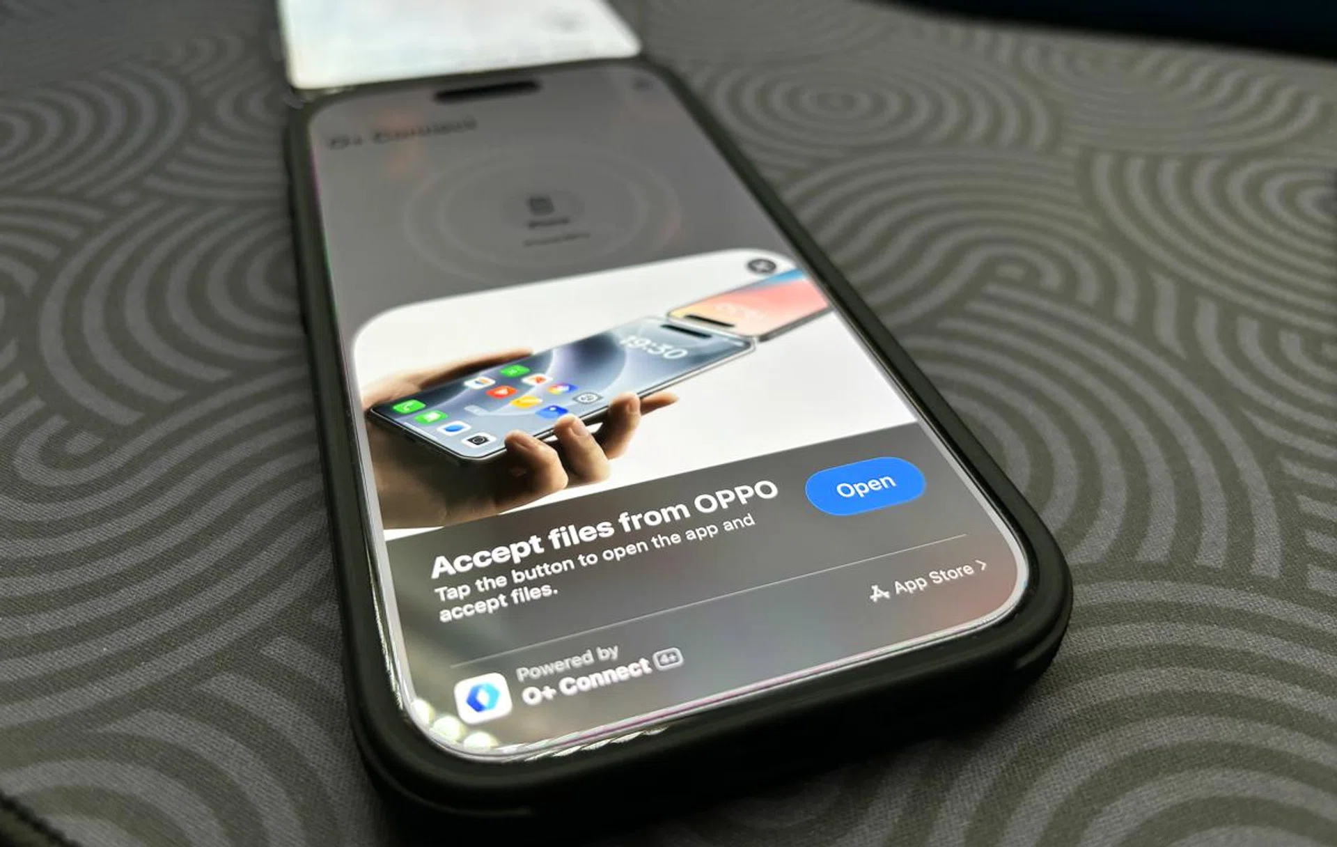 O+ Connect works well. Photo: HWZ.