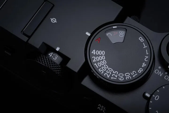 There's a new dial on the back that lets you quickly switch aspect ratios. Photo: Fujifilm