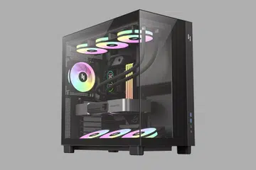 The NEX C53 offers a multi-angle fan bracket at the bottom. 