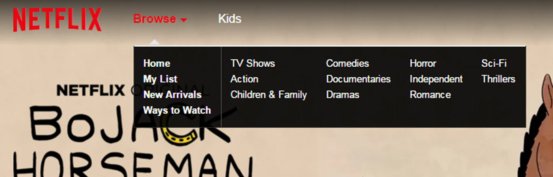 Before applying the extension, you have a standard Browse button.