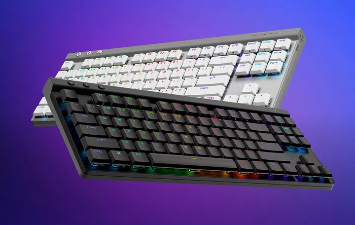 The Logitech G515 will be available in Black or White. (Image Source: Logitech) 