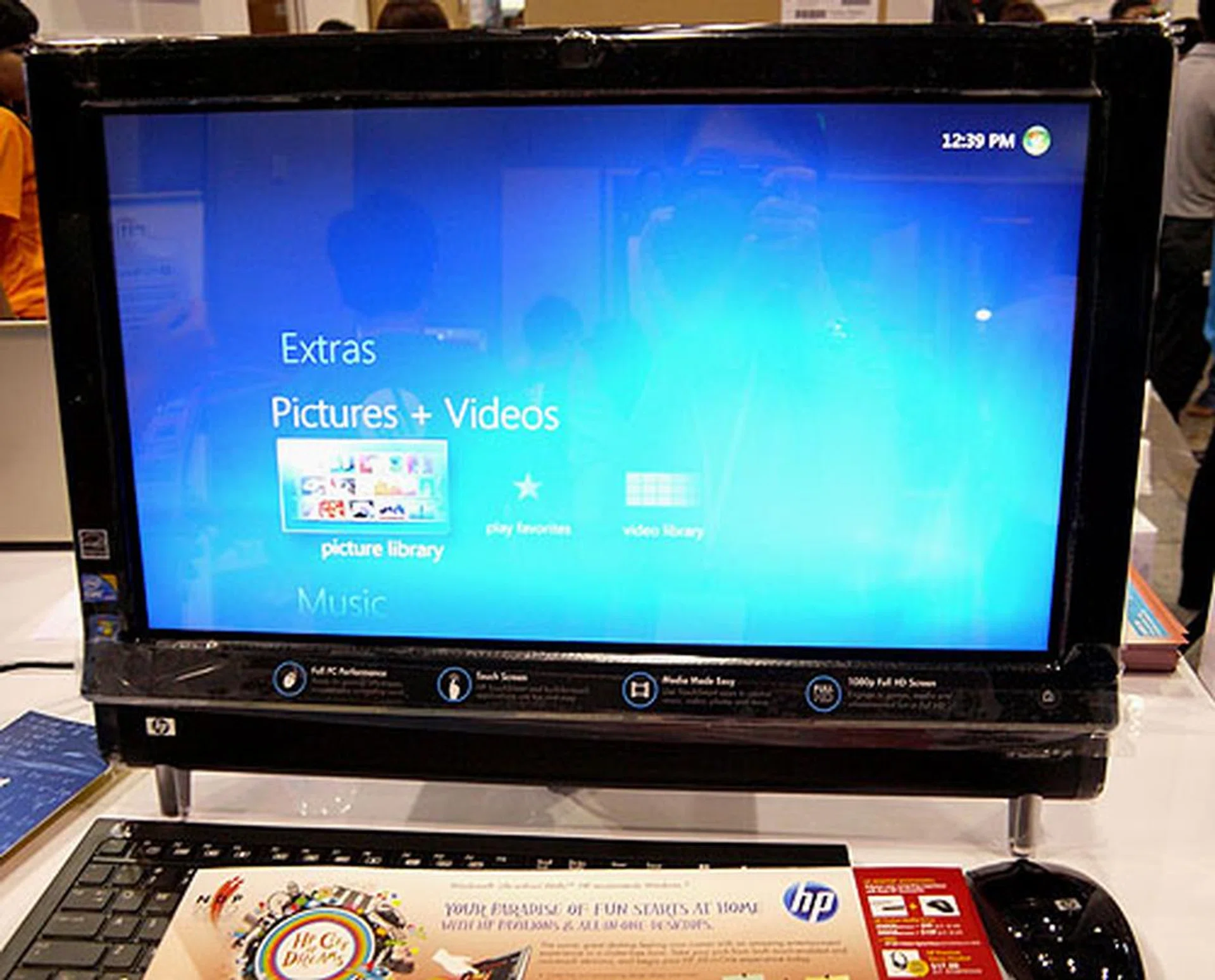 HP's TouchSmart PC has an integrated 23-inch touchscreen powered by an Intel Core i3-330M processor. It comes with 4GB of RAM and a 500GB HDD. The graphics is an NVIDIA GeForce GT230 1GB card and there's even an integrated TV tuner with remote control within. In all, expect to pay around $2099. 