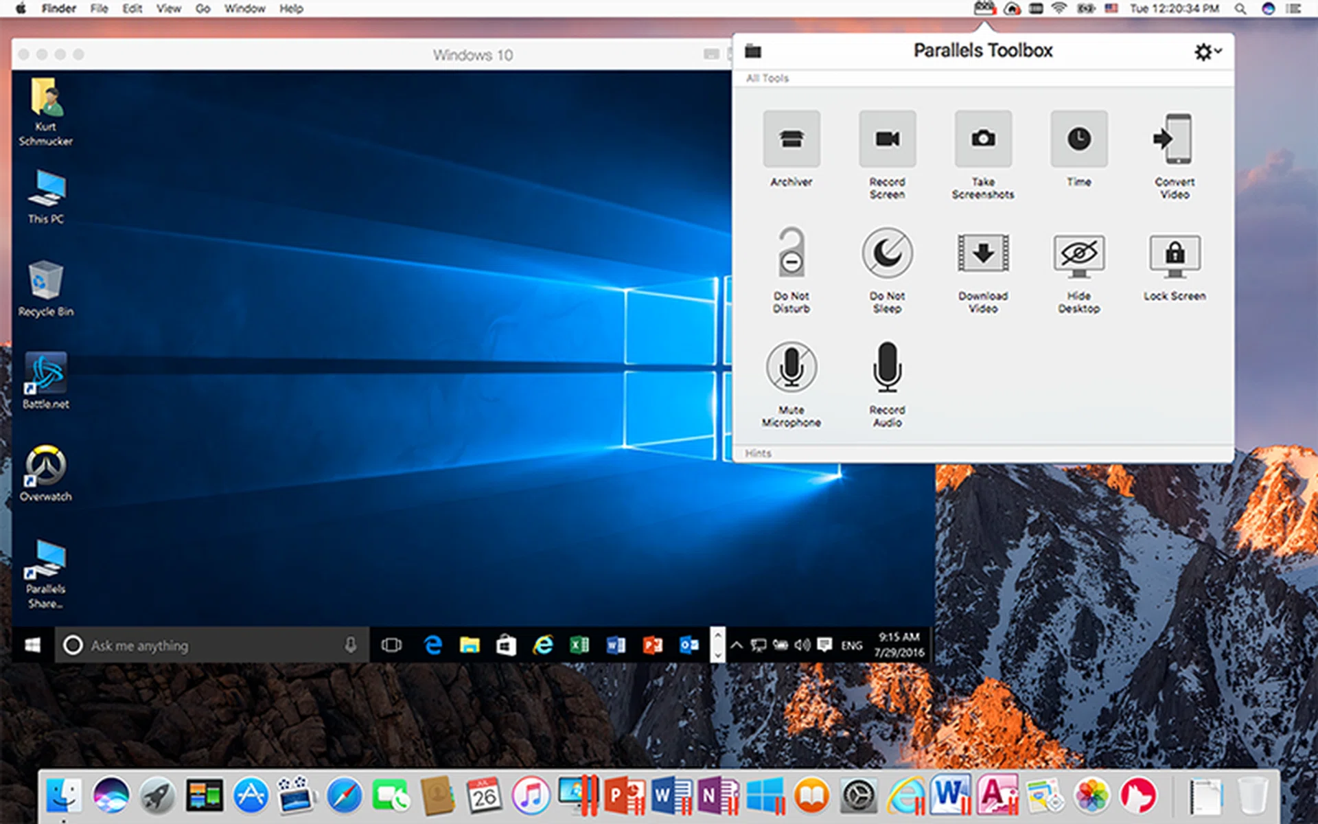 Parallels Toolbox includes some nifty tools for Mac users, like enabling quick downloads of videos from video-sharing sites like YouTube.