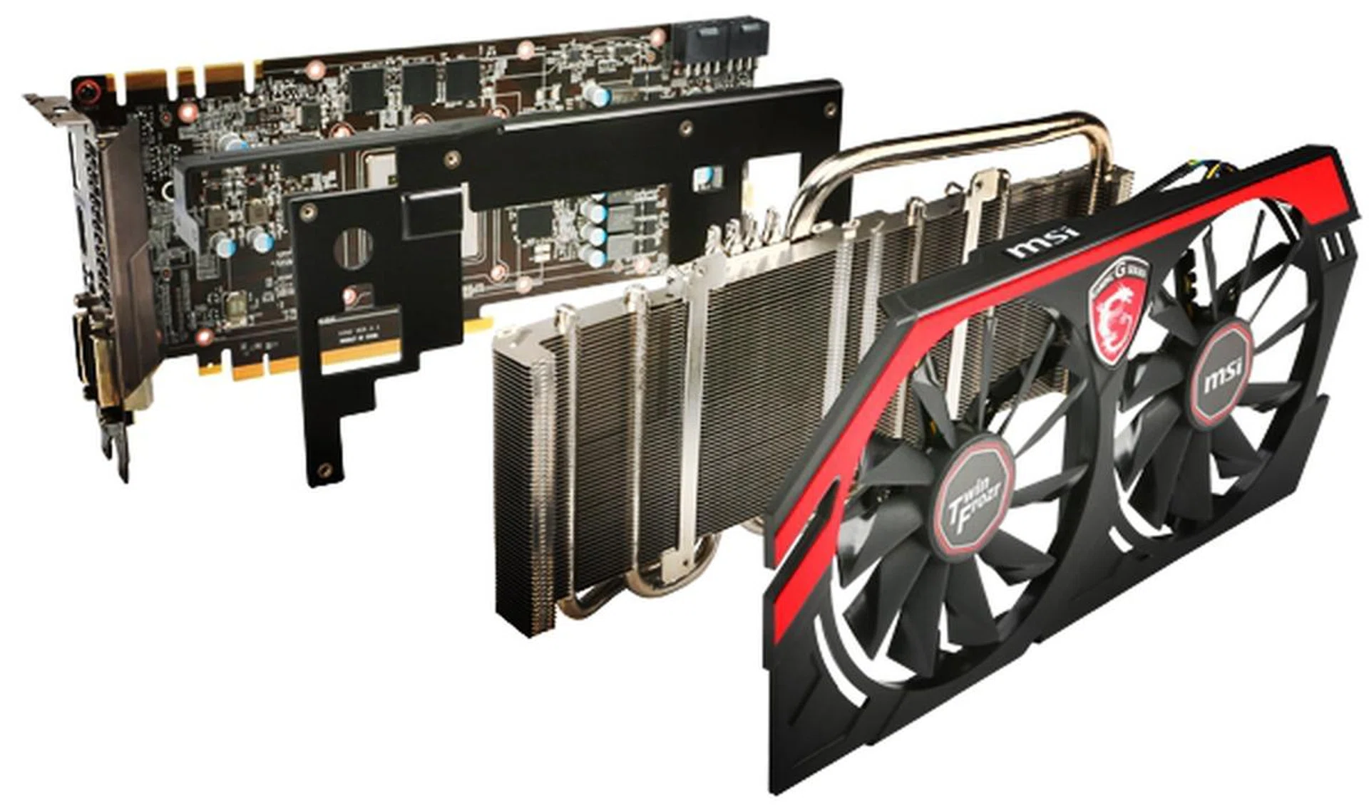 The Twin IV Frozr cooling system of the card. (Image Source: MSI)