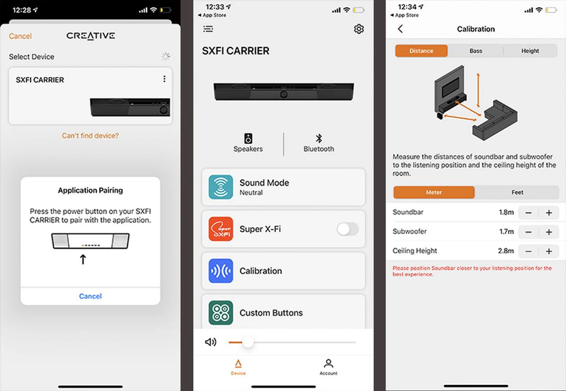 The Creative make makes it relatively easy and fuss-free to do an initial set-up of the soundbar. It's also a nice alternative to control the soundbar in everyday use as opposed to the provided remote.