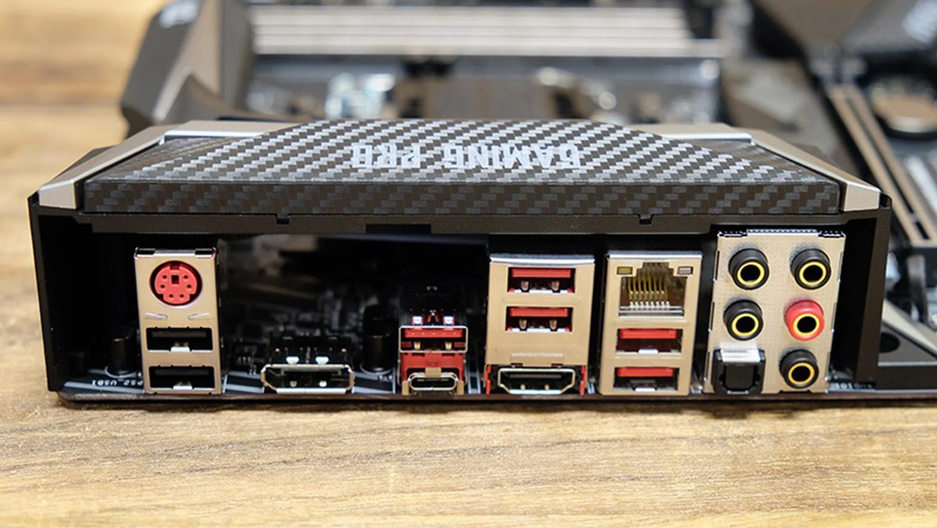 There's a good number of USB ports available.