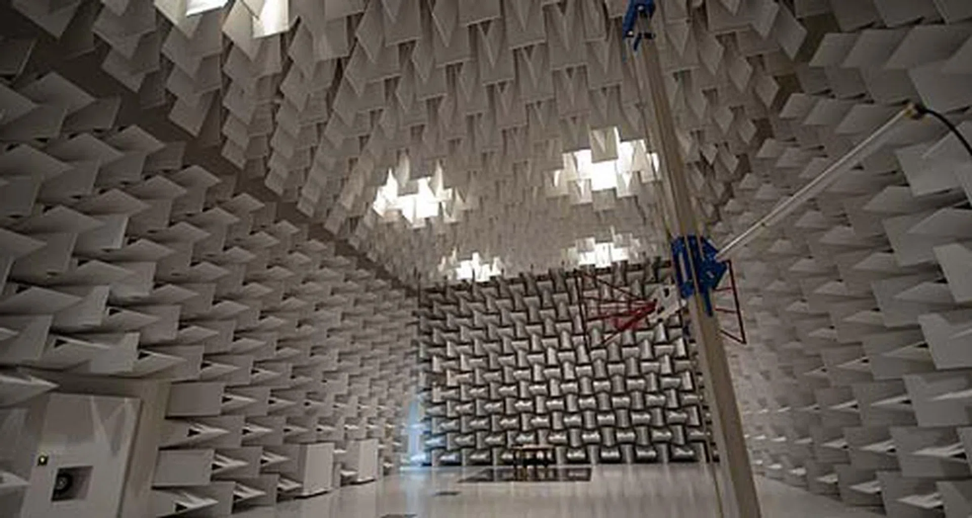 Inside Panasonic's Anechoic Chamber.