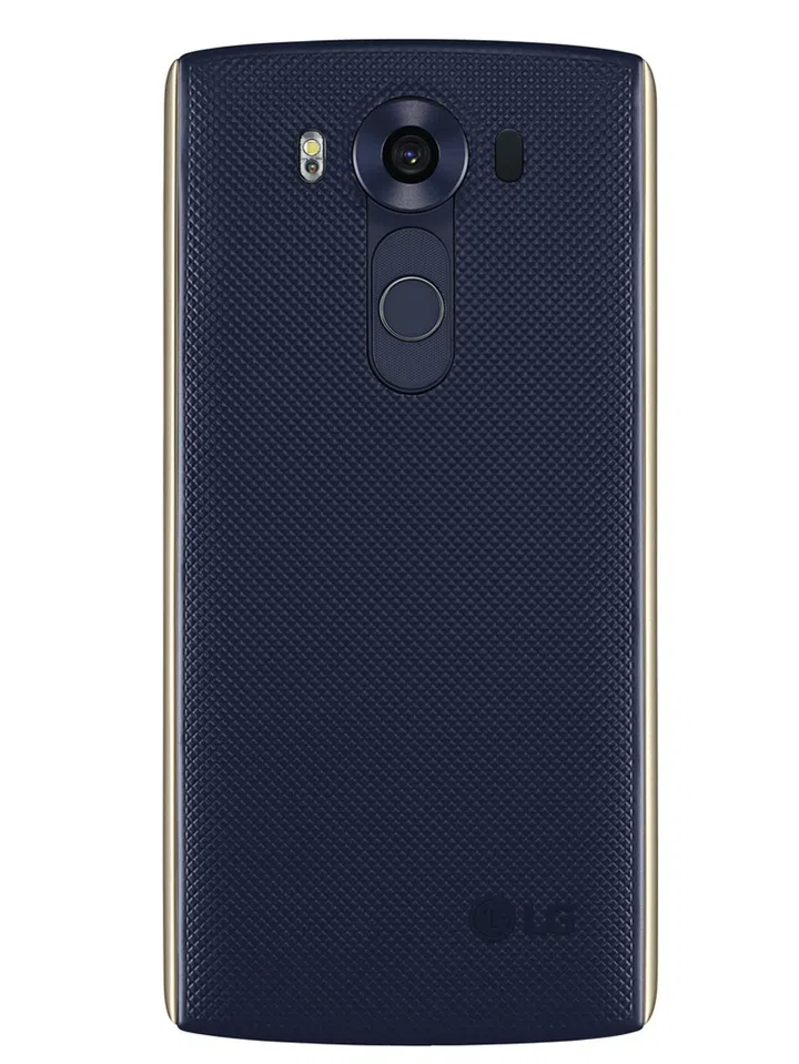 A grid-patterned polymer rear is what makes the phone easy to hold on to. 