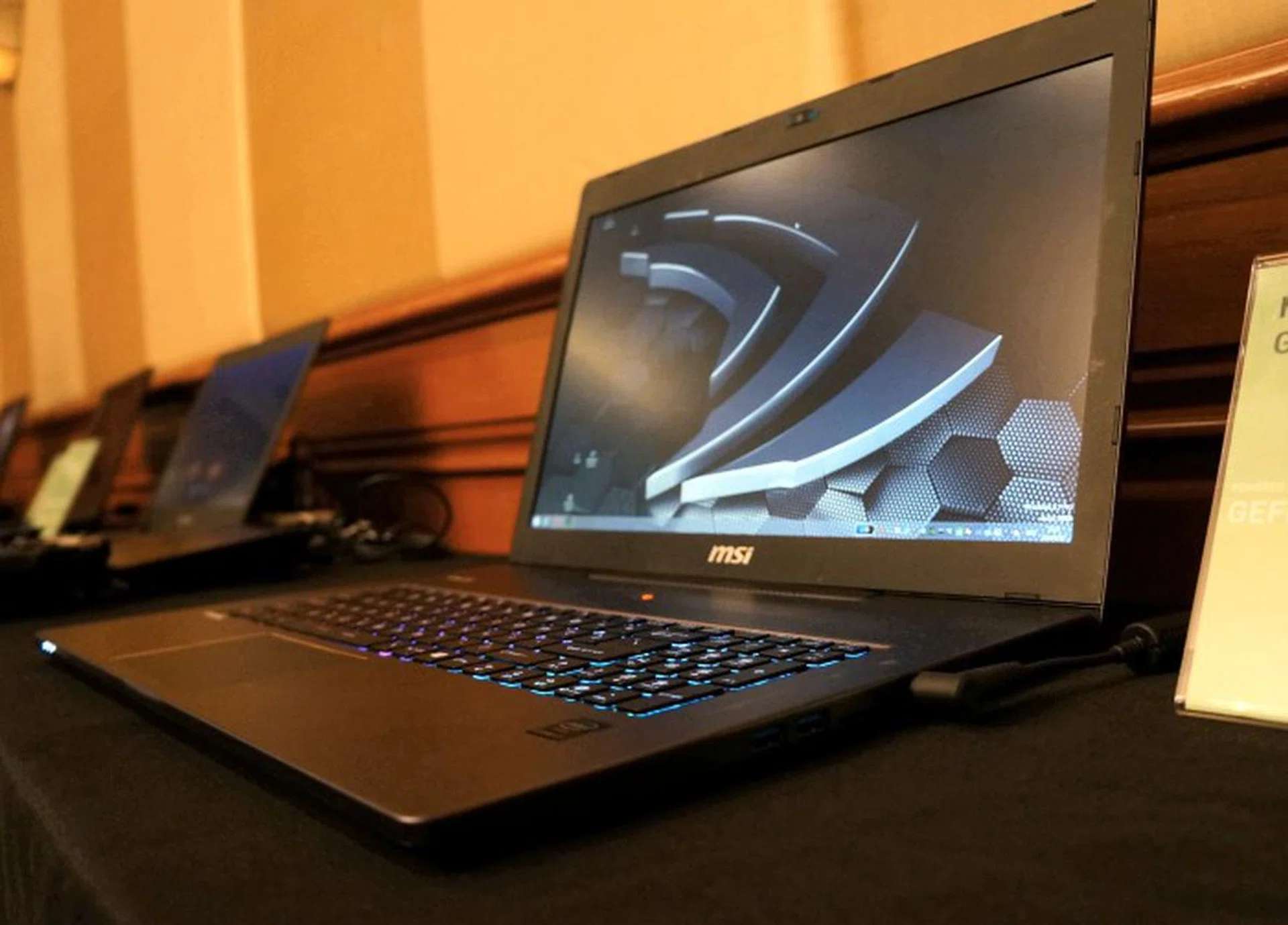 Yes, it's really sleek and it's hard to believe you can get desktop class gaming performance on a notebook this thin. MSI has done its engineering to the best of their efforts and the rest is kudos to NVIDIA's efficient new GPU that's gentle on power and big on performance.