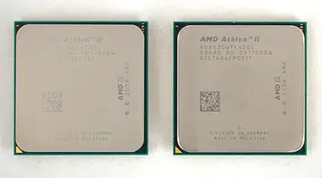 The AMD Athlon II X4 630 and 620.