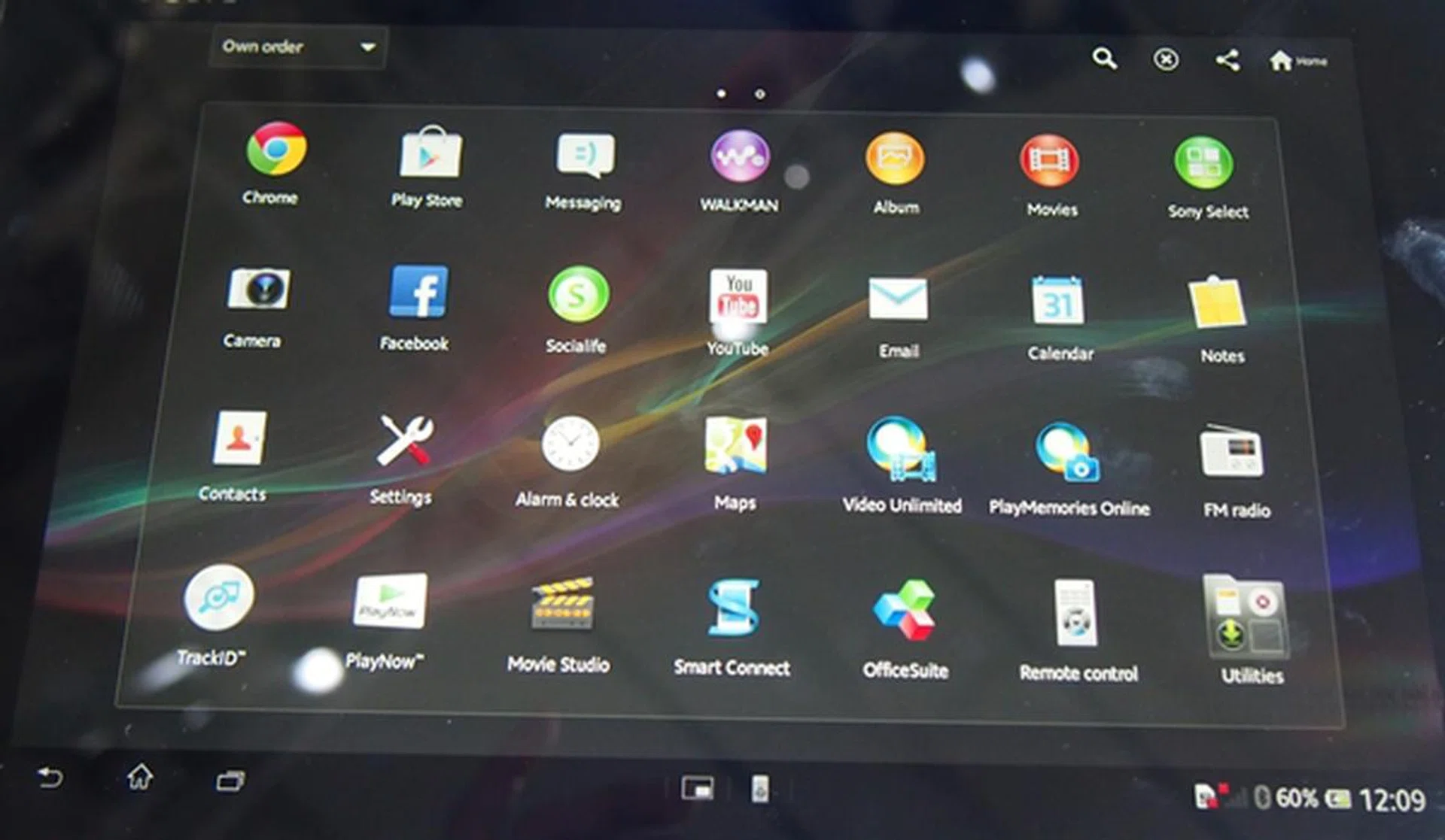 Sony may have added some of its own apps and services, but they pose no negative impact on the overall performance of the Xperia Tablet Z.