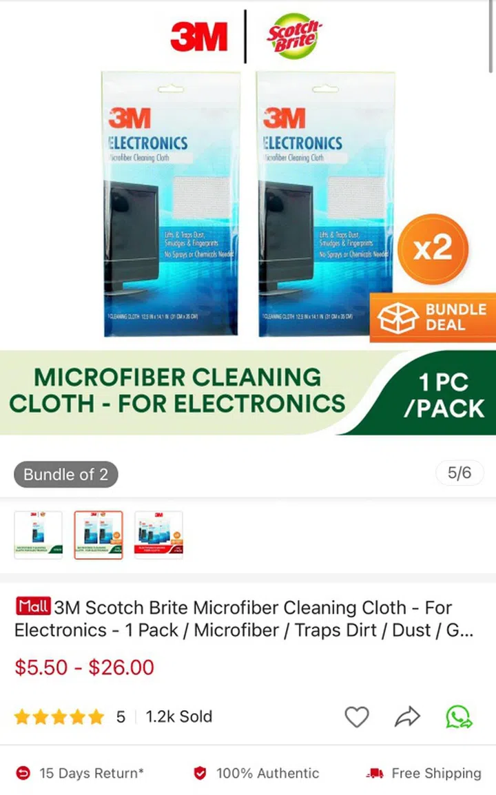 You can get cheaper cleaning cloths from 3M!