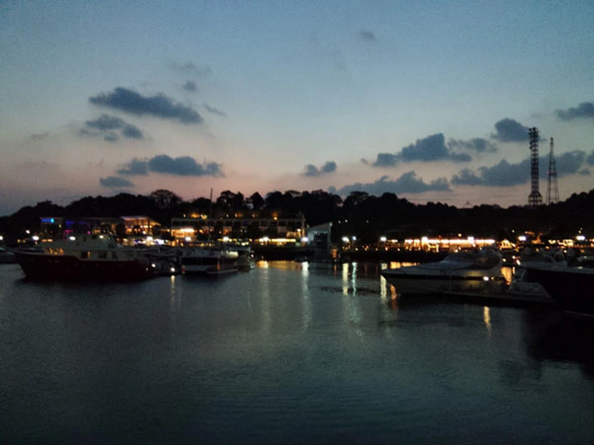 Low light, dawn shot.