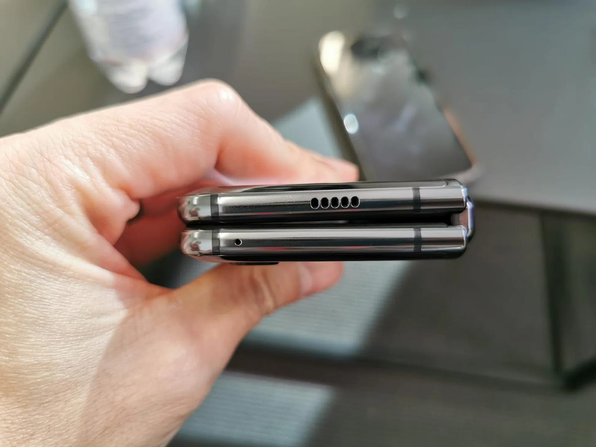 The gap between the dual displays have also been noticeably reduced.