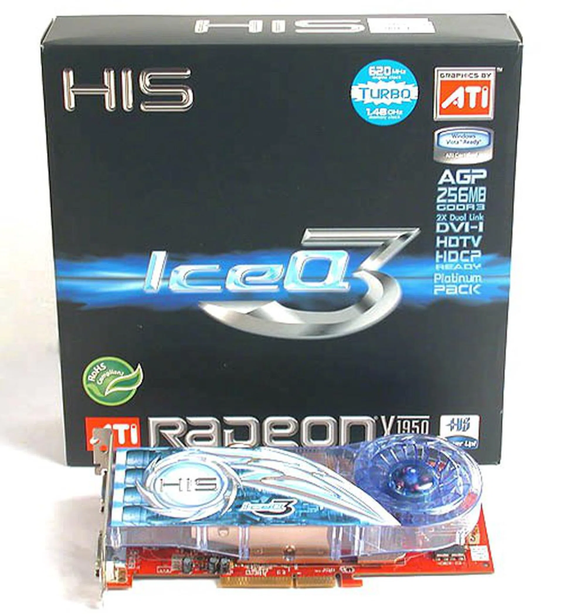 HIS' trademark IceQ series of coolers take the center stage on the packaging.