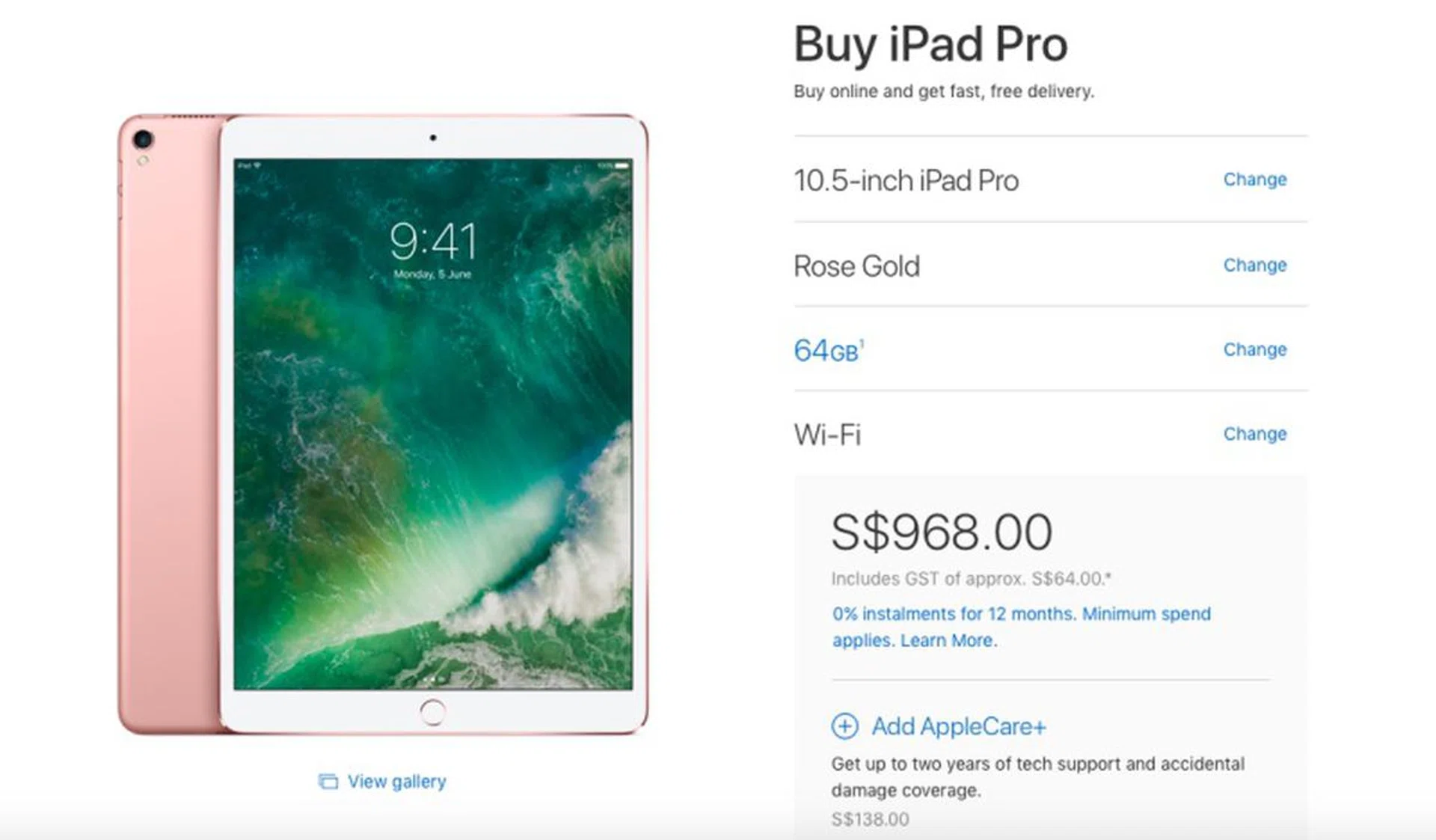 The 10.5-inch iPad Pro