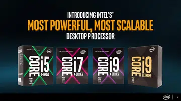 Intel's new Core X family includes everything from affordable 4-core chips to monstrous 18-core processors. (Image Source: Intel)