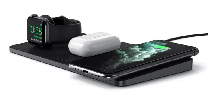 The Satechi Trio Wireless Charging Pad.