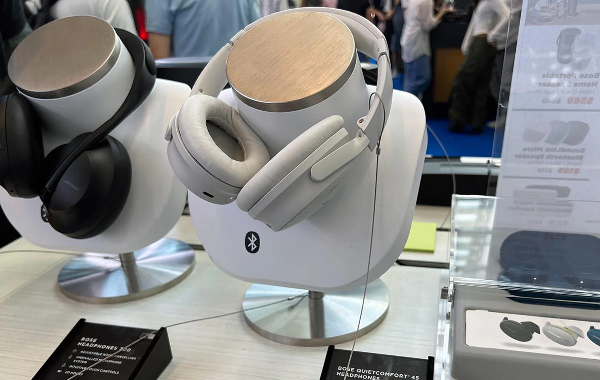 Bose QuietComfort 45 (centre).