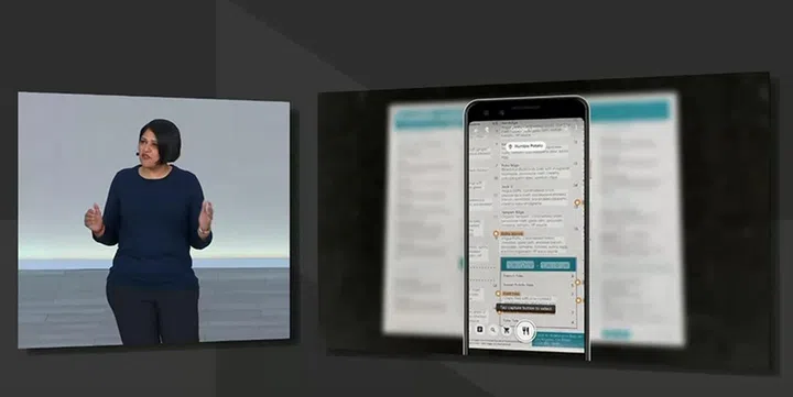 Lens can highlight popular items on restaurant menus.