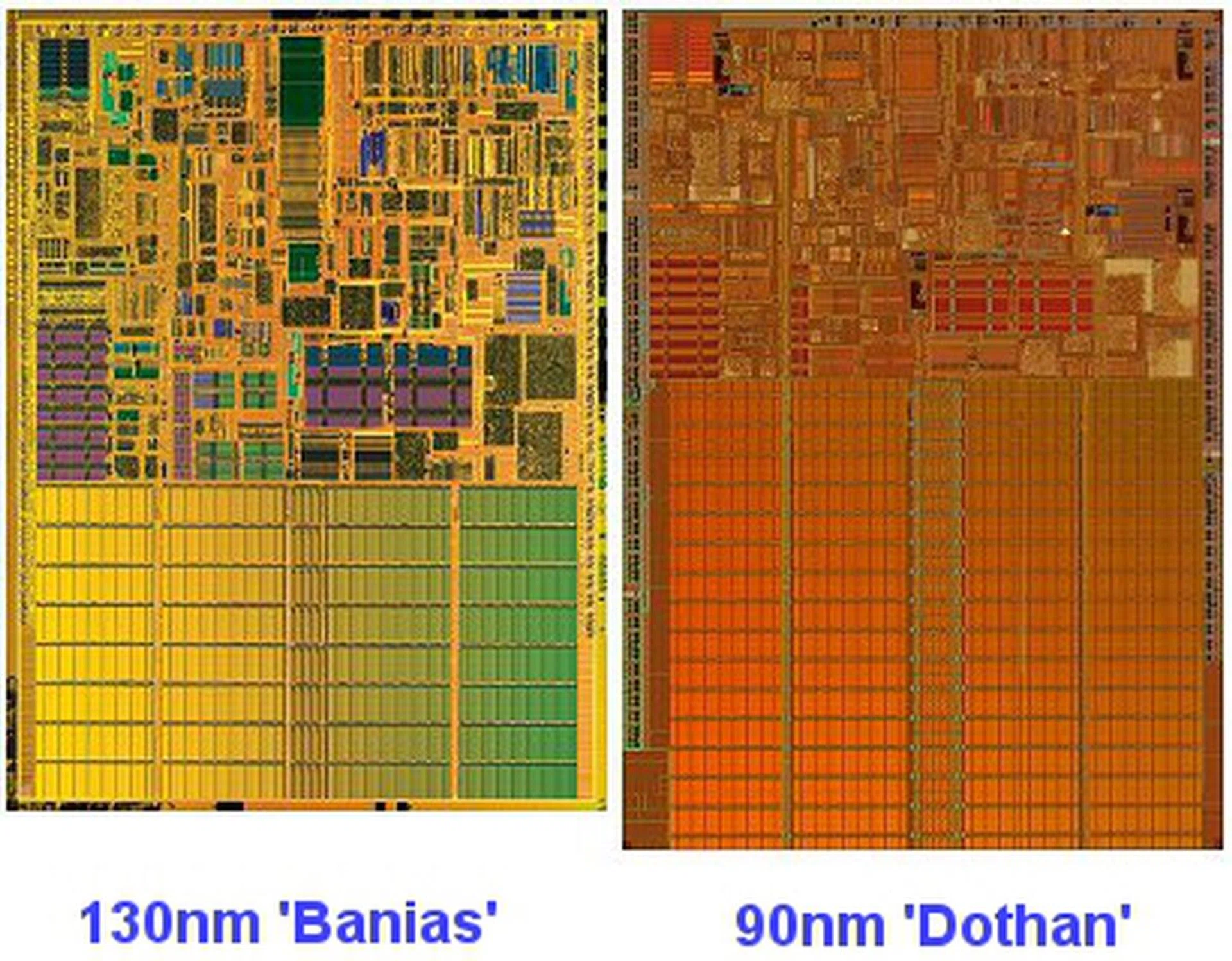 If it's a faster notebook processor you're looking for, look no further, the Intel Dothan is here!