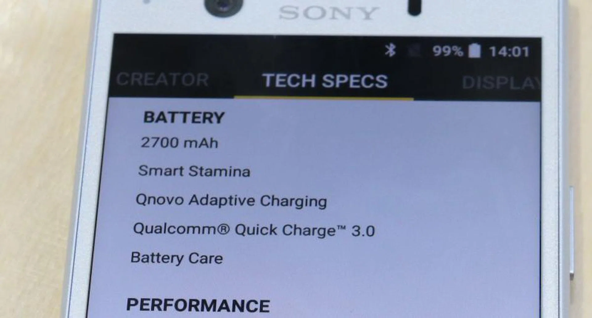 Both the Xperia XZ1 and XZ1 Compact are fitted with the same 2,700mAh battery.