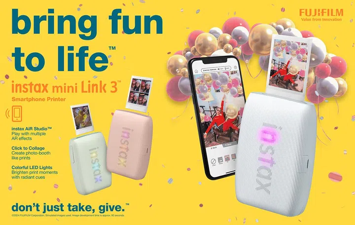 Choose from three colours. Photo: Fujifilm