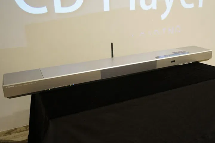 It's small but packs a punch. The YSP-1600 is a slim wireless MusicCast sound bar.