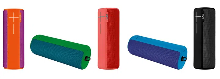 Five new colors for the UE Boom 2 bluetooth speakers. We think it's nearly impossible to lose them in the snow or haze.