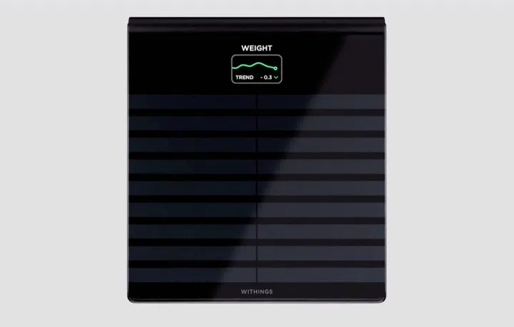 The Withings Body Scan smart scale. <br>Image source: Withings