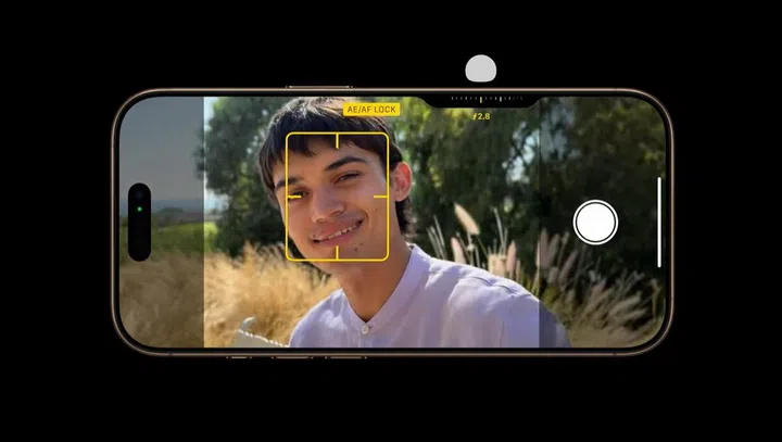 Two-stage shutter, unique to the iPhone 16 Pro series models. Image: Apple.