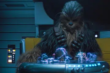Chewbacca playing holochess