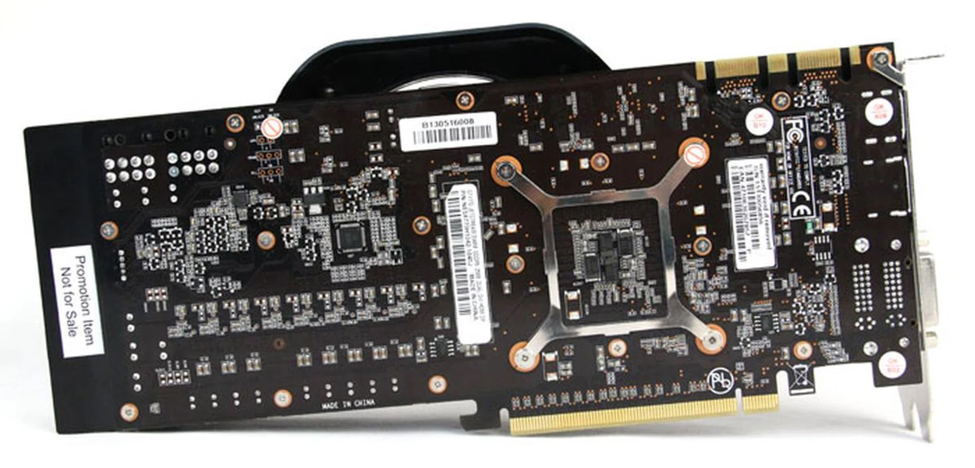 Palit is using a custom PCB without a protective backplate.
