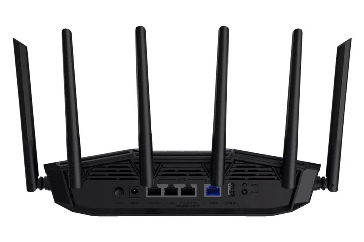 ASUS TUF Gaming BE9400 router ports