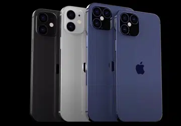 Purported renders of the Apple iPhone 12 lineup. <br>Screenshot taken from EverythingApplePro's YouTube video on "Exclusive iPhone 12 Pro Max Design Leaks! It's HUGE."