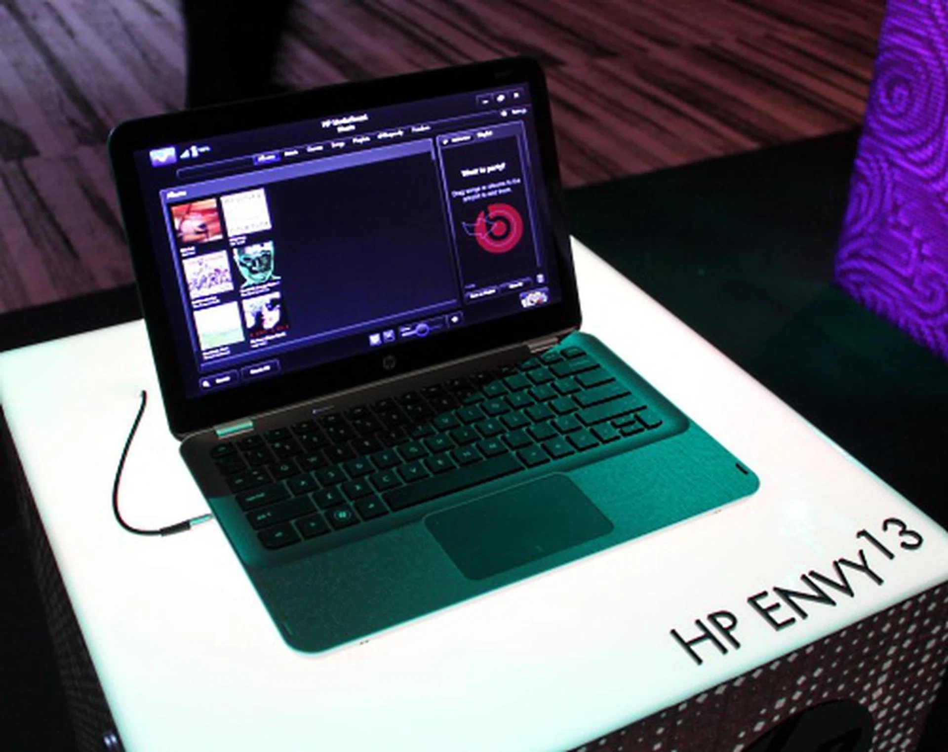 Another angle of the HP ENVY 13.