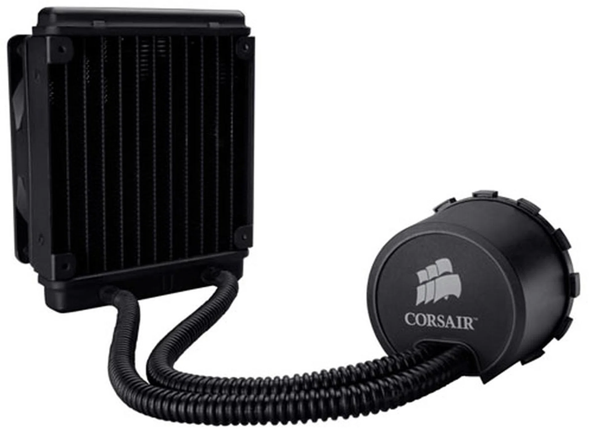 Consisting of just two separate components out of the box, the fan and the radiator, the Corsair H50 liquid cooling kit is as easy as it gets when it comes to DIY liquid cooling.