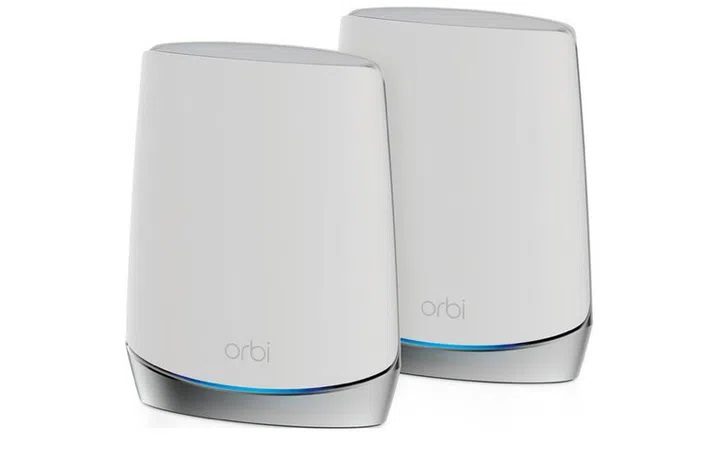 Netgear Orbi Mesh WiFi 6 System AX4200 (RBK752). (Image source: Netgear.)