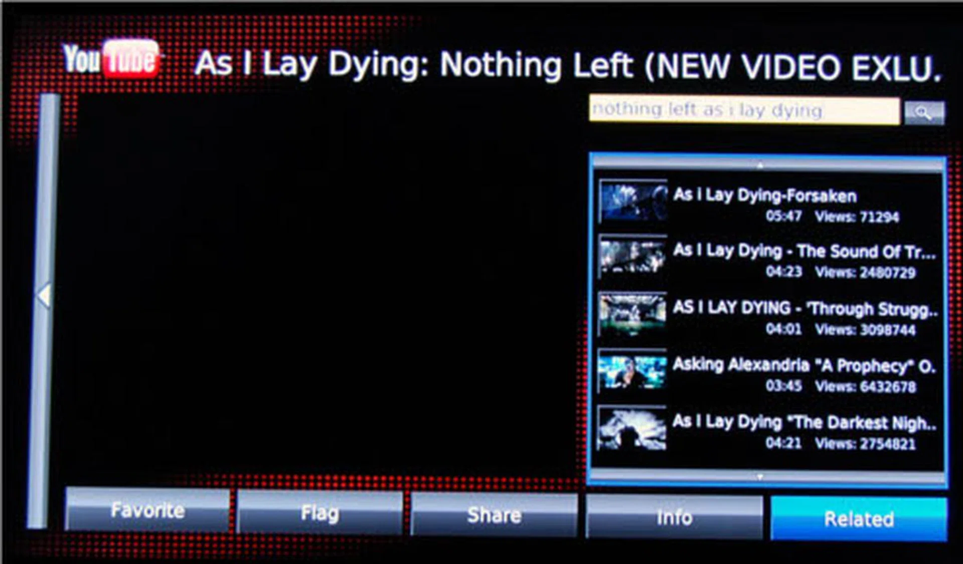 The YouTube app doesn't allow for full-screen viewing, but other than that, it pretty much functions like its web-based edition.