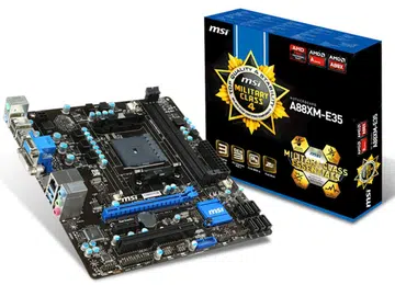 The MSI A88XM-E35 motherboard. (Image Source: MSI)