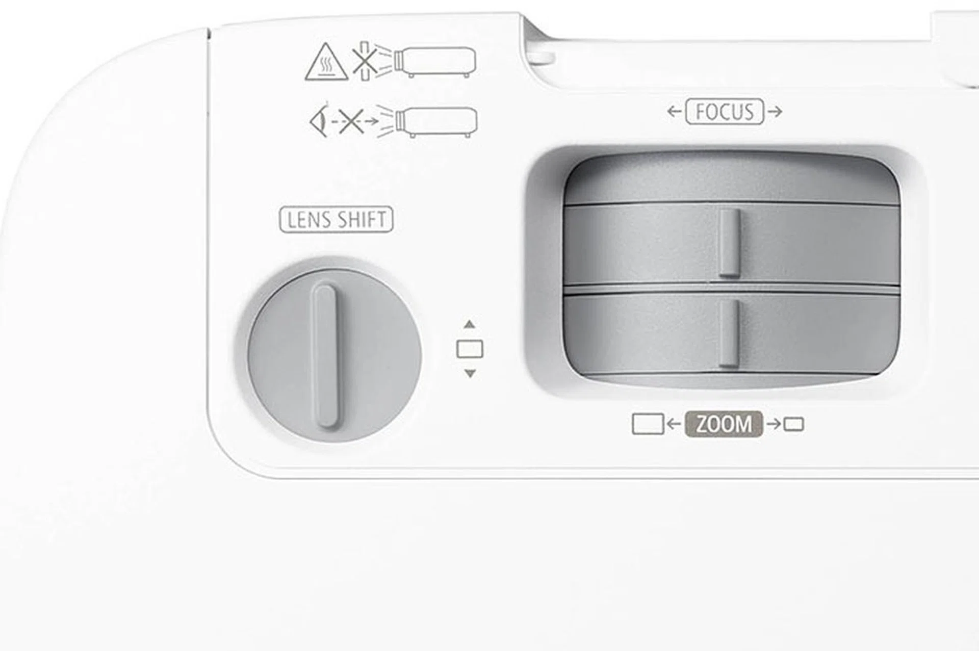 You can use the lens shift function to adjust the vertical position of the projected image.