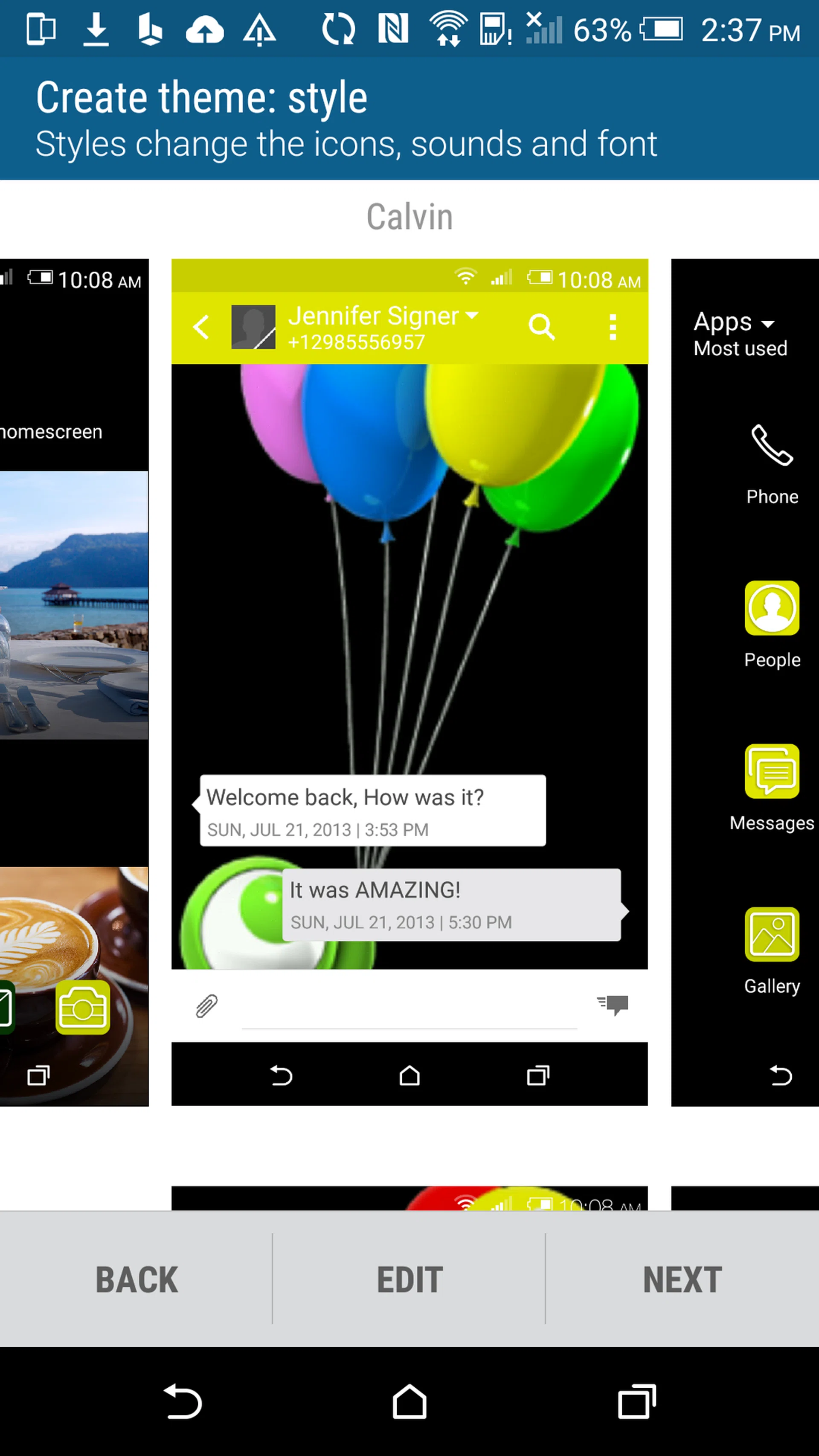 Alternatively, the Custom Theme builder will help you make your own. Here's one it made when we selected a picture of HWZ mascot Zotto.