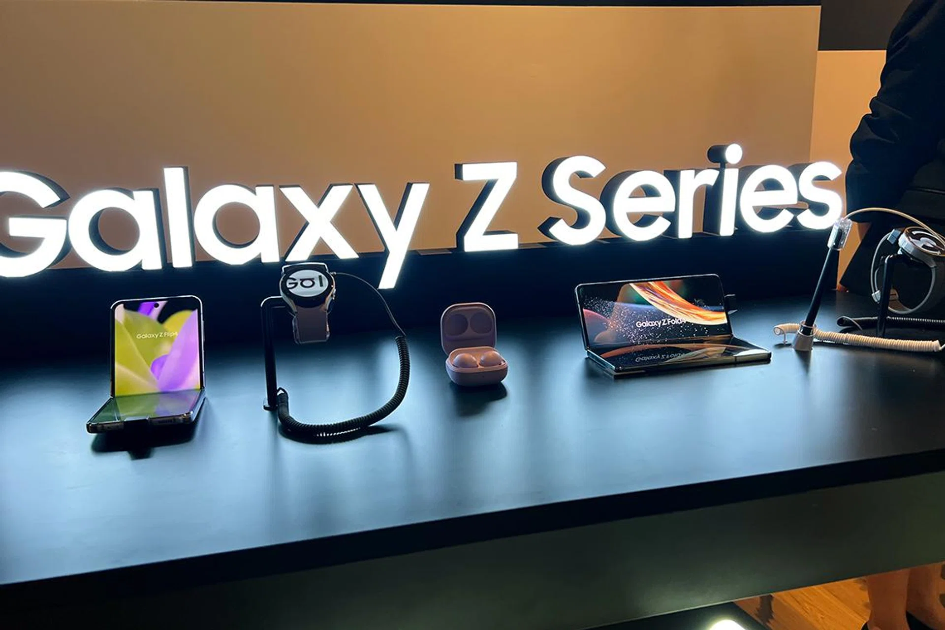 Samsung Galaxy Z series, including the Samsung Galaxy Z Flip4 and Galaxy Z Fold4.