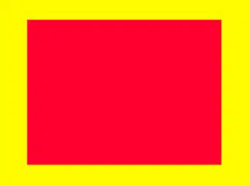 The popular iPhone 5S camera sensor (red) is smaller than the Panasonic Lumix TZ60's sensor (yellow), and is thus unable to capture as much light and details. Note that this is a relative representation and it's not the absolute size of the sensor.